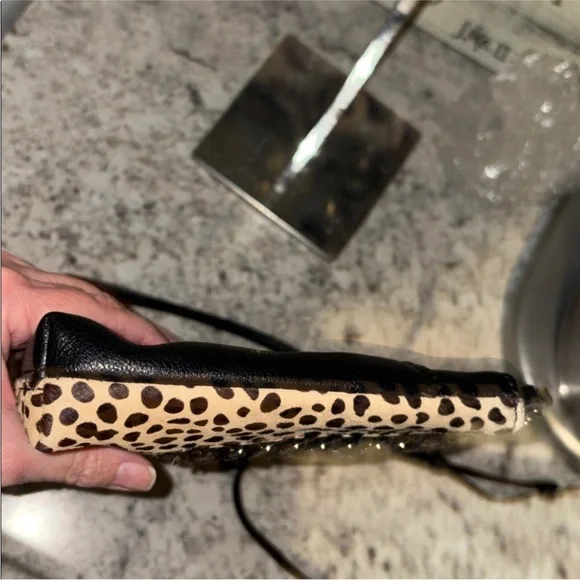 Aimee Kestenberg Leopard Print Crossbody Bag with Black Accents - Picture 10 of 11